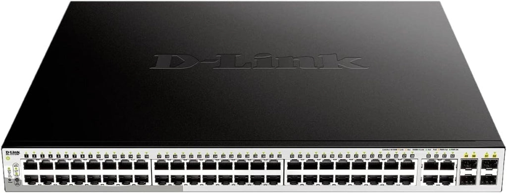 D-Link DGS-1210-28P/E Smart+ Switch Gestito, 28 Porte Gigabit, PoE - Solo cavo di alimentazione UE
