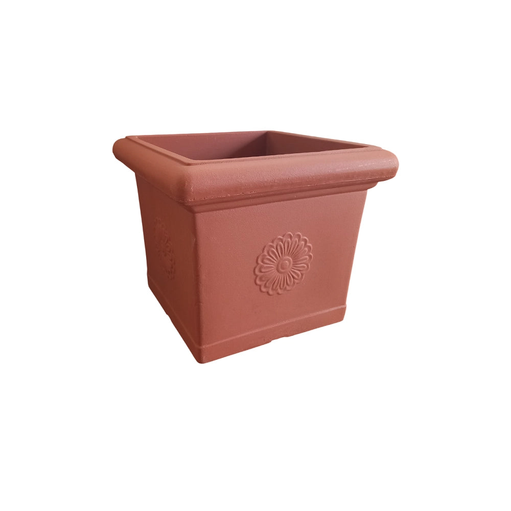 Cheonda - Garden Italia Vaso Quadro con Rosone Terracotta