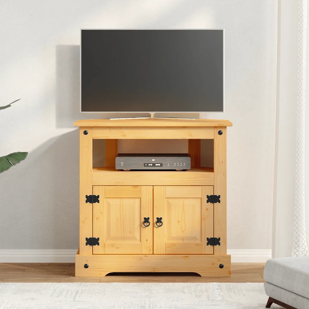 Tavolo Console in Pino Messicano Corona Range 80x43x78 cm