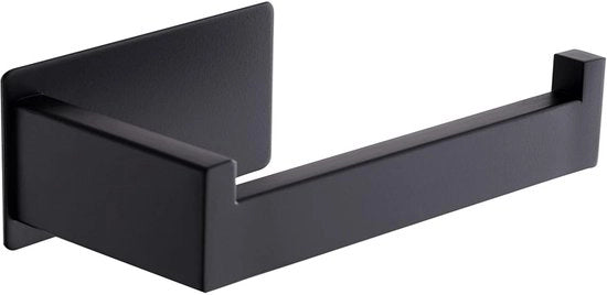 Rolhouder per WC in acciaio inossidabile - Papierhouder per wc, per cucina e bagno, nero