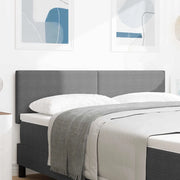 Testiera LED con testiera Grigio chiaro 160 cm Tessuto in Cords 3338029