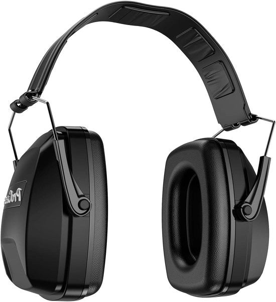 Protezioni Orecchio Professionali con Riduzione Rumore SNR 34 dB - Nero