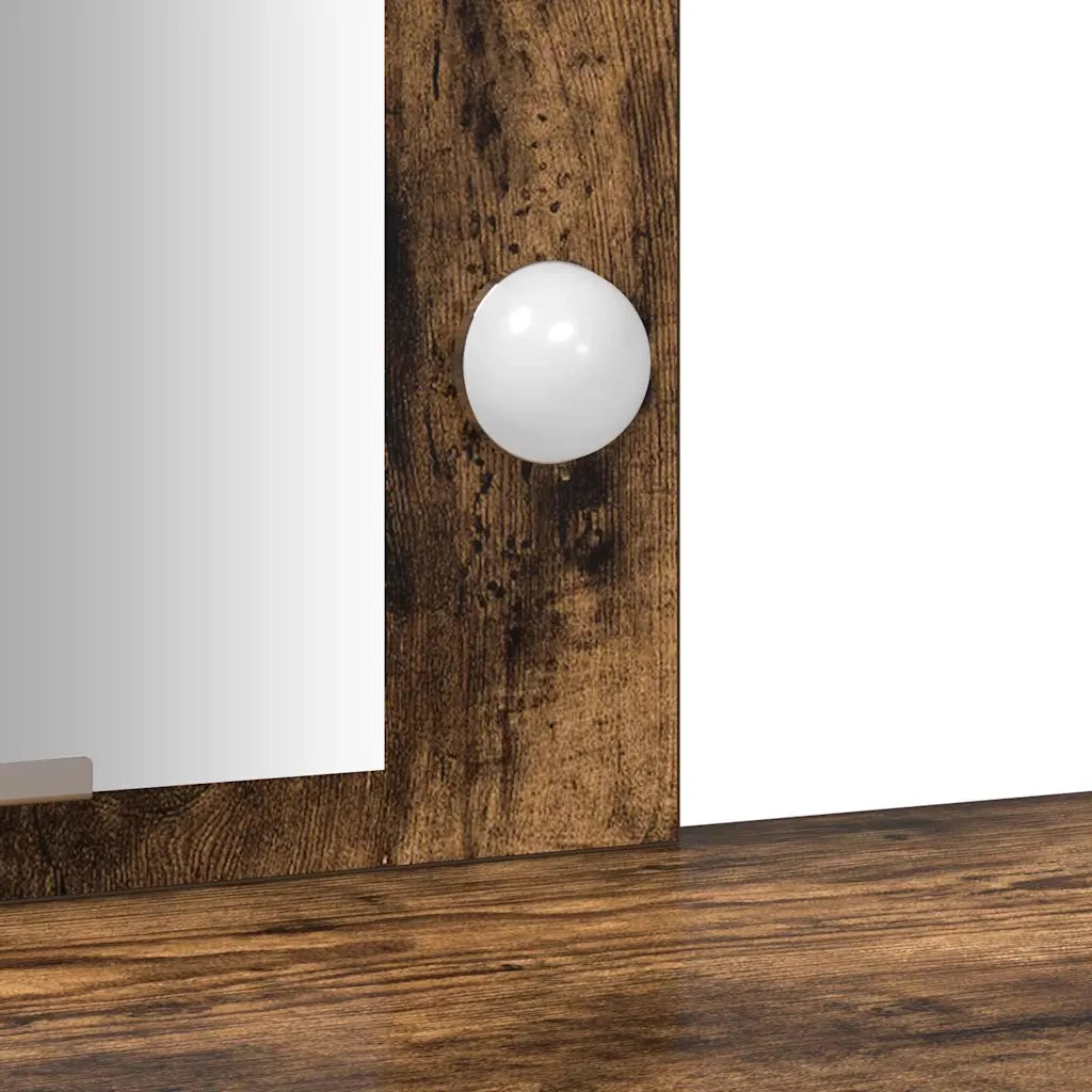 Tavolo da Trucco Marrone 102 x 33 x 135 cm Legno multistrato 865185
