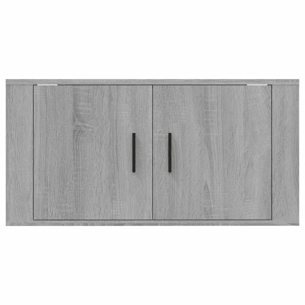 Mobile Porta TV a Parete grigio sonoma 80x34,5x40 cm