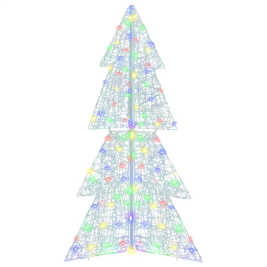 Albero di Natale con 160 LED Multicolore 150 cm Acrilico 42019209