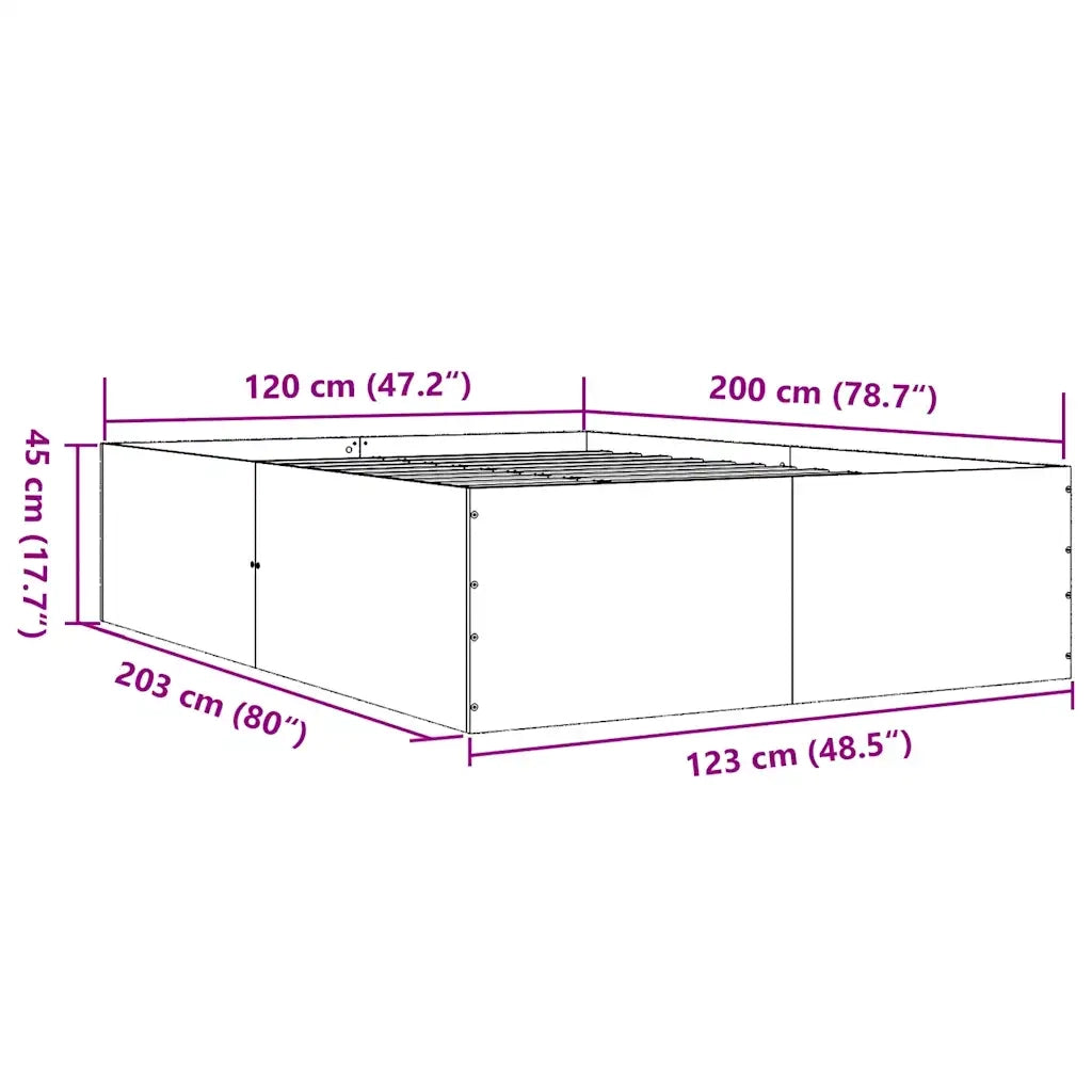 Giroletto Rovere Fumo 120x200 cm in Legno Multistrato 3280934
