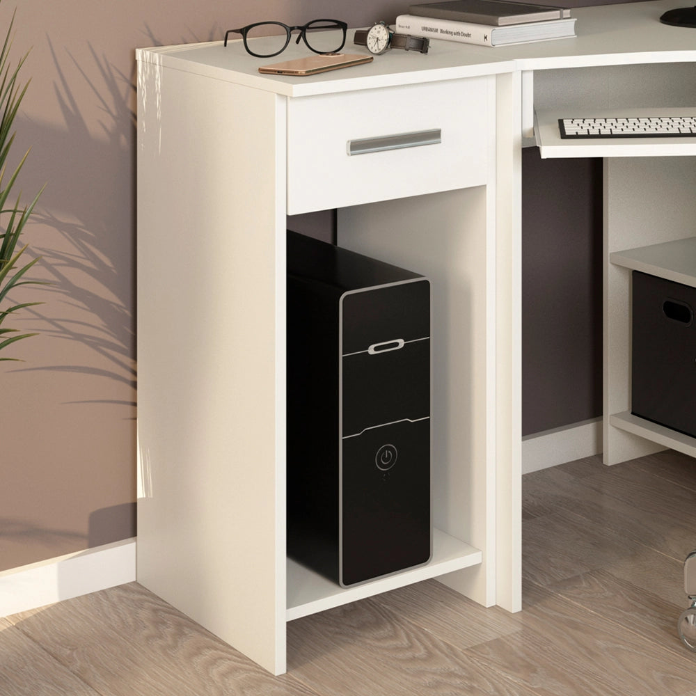 Vicco Armadio per PC Bianco 35.1 x 45 cm