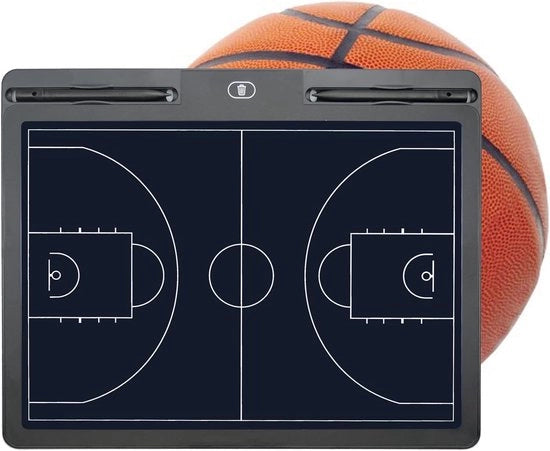 Coach per basket con pannelli tattici e clipboard portatile - regalo per basket