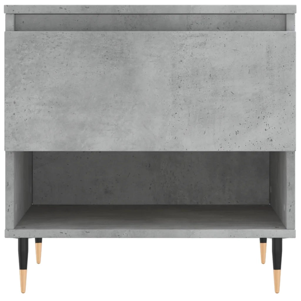 2 pz Tavolini salotto | Tavolino da caff¨¨ | Tavolino da Soggiorno Grigio Cemento 50x46x50 Legno Multistrato