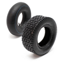 2x copertoni 2x camere d’aria per trattorini tosaerba 15x6.00-6 4PR Valvola diritta