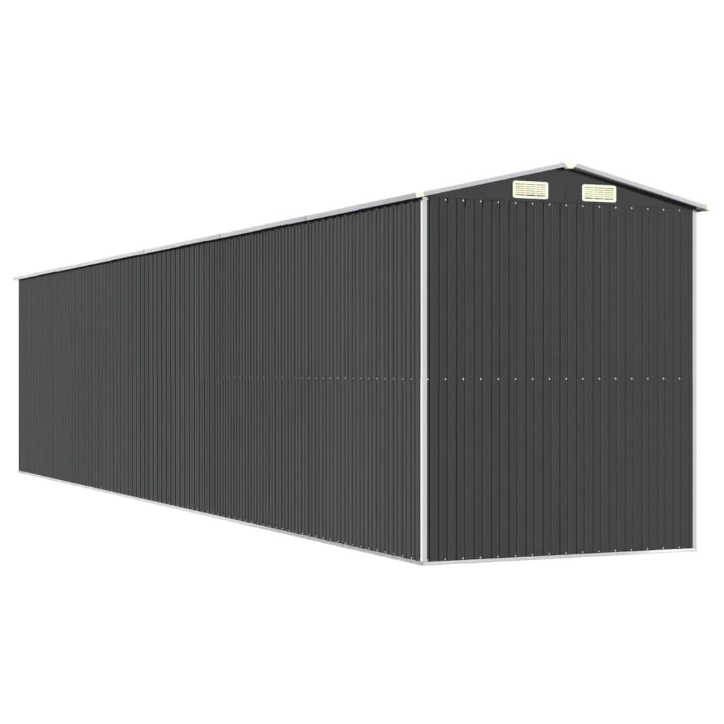 Casetta da giardino cabina ripostiglio casetta da esterno robusta casetta per attrezzi 192 x 938 x 223 cm acciaio zincato antracite 02_0022205