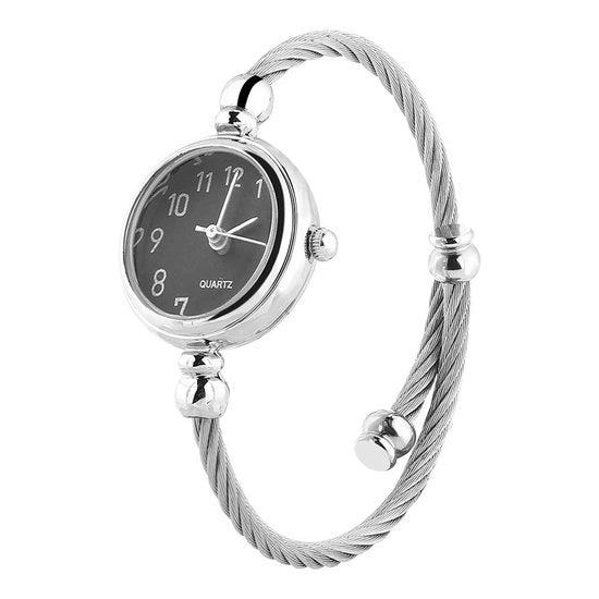 Orologio Donna - Cinturino Unico - Cinturino in Acciaio Inossidabile - Orologio Analogo a Batteria - Design Stilistico - Portatile e Comodo da Indossare - Orologio da Polso
