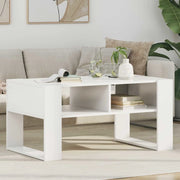 Tavolino da salotto Bianco 92 x 53 x 45 cm Legno multistrato