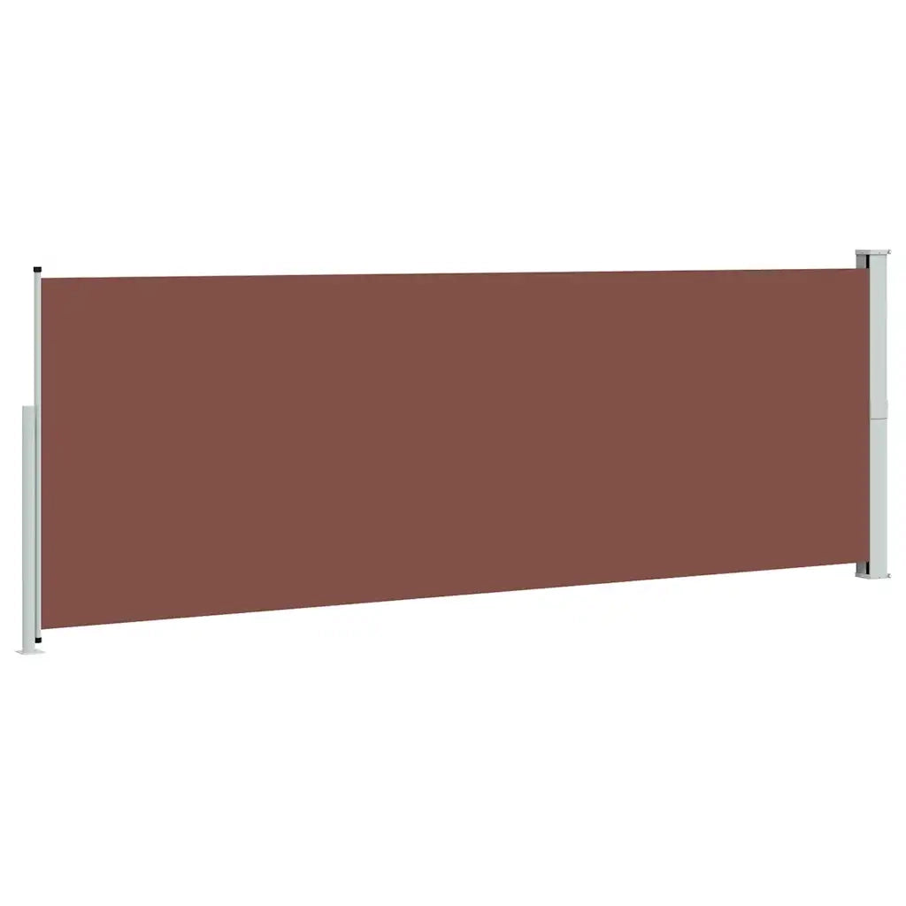 Tenda da Sole Laterale Retrattile 160 x 500 cm Marrone 45465