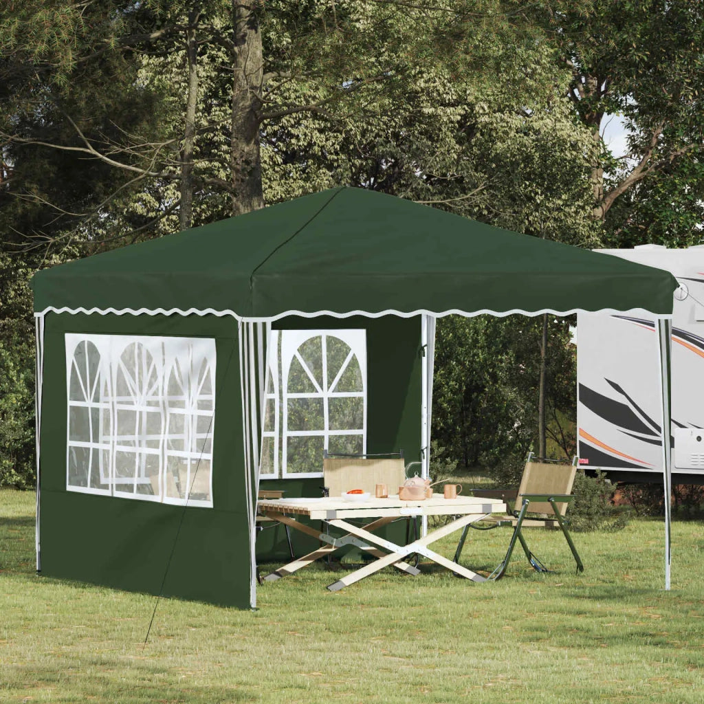 Tenda per feste a pop-up-Gazebo Verde 288 x 288 x 245 cm 450714