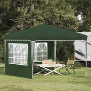 Tenda per feste a pop-up-Gazebo Verde 288 x 288 x 245 cm 450714