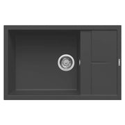 Lavello Elleci Incasso 1 vasca 78x50 Unico 310 Granitek Antracite LGU31059
