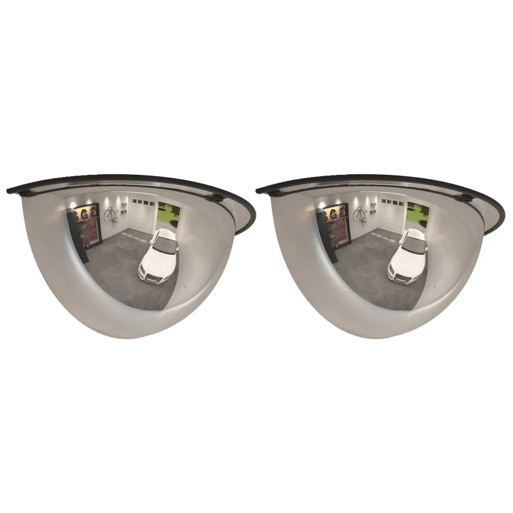 Specchi a Mezza Cupola per Traffico 2 pz ?40 cm in Acrilico CFW4937697