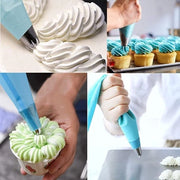 Set di Bakking per Decorazione di Torta e Piping con 33 pezzi, Accessori da Cucina con Sacca Spray
