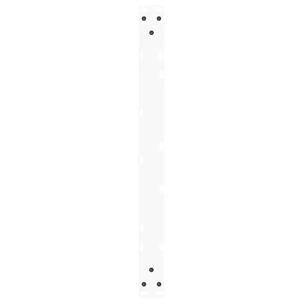 Gambe per Tavolino da Caffè a Forma di V 2 pz Bianche 70x(30-31,3) cm Acciaio 4012617
