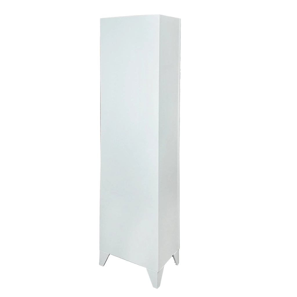Armadietto metallico tipo spogliatoio – 3 ante, 1700×300×450 mm, grigio Breckner Germany