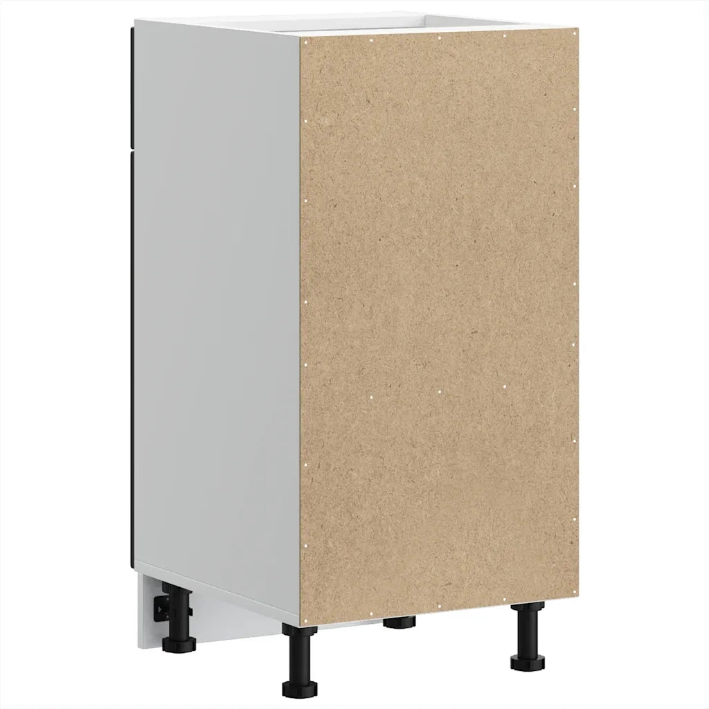 vidaXL Base da Cucina Kalmar Nero in Legno Multistrato