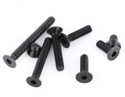 Set di viti a testa piatta 0.5 x 10 mm, 200 pezzi, per uso domestico e ufficio.