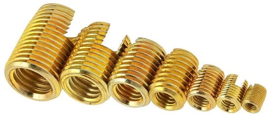 Kit di Ricambio a Viti - M3 M4 M5 M6 M8 M10 M12 - Inserti Autoalloggi - Acciaio di Alta Qualità - Per Diverse Applicazioni - 50
