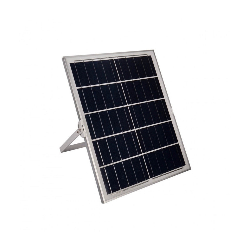 Trade Shop - Faro Led 500 W Crepuscolare Con Pannello Energia Solare Telecomando Ip65 Sl-500w -