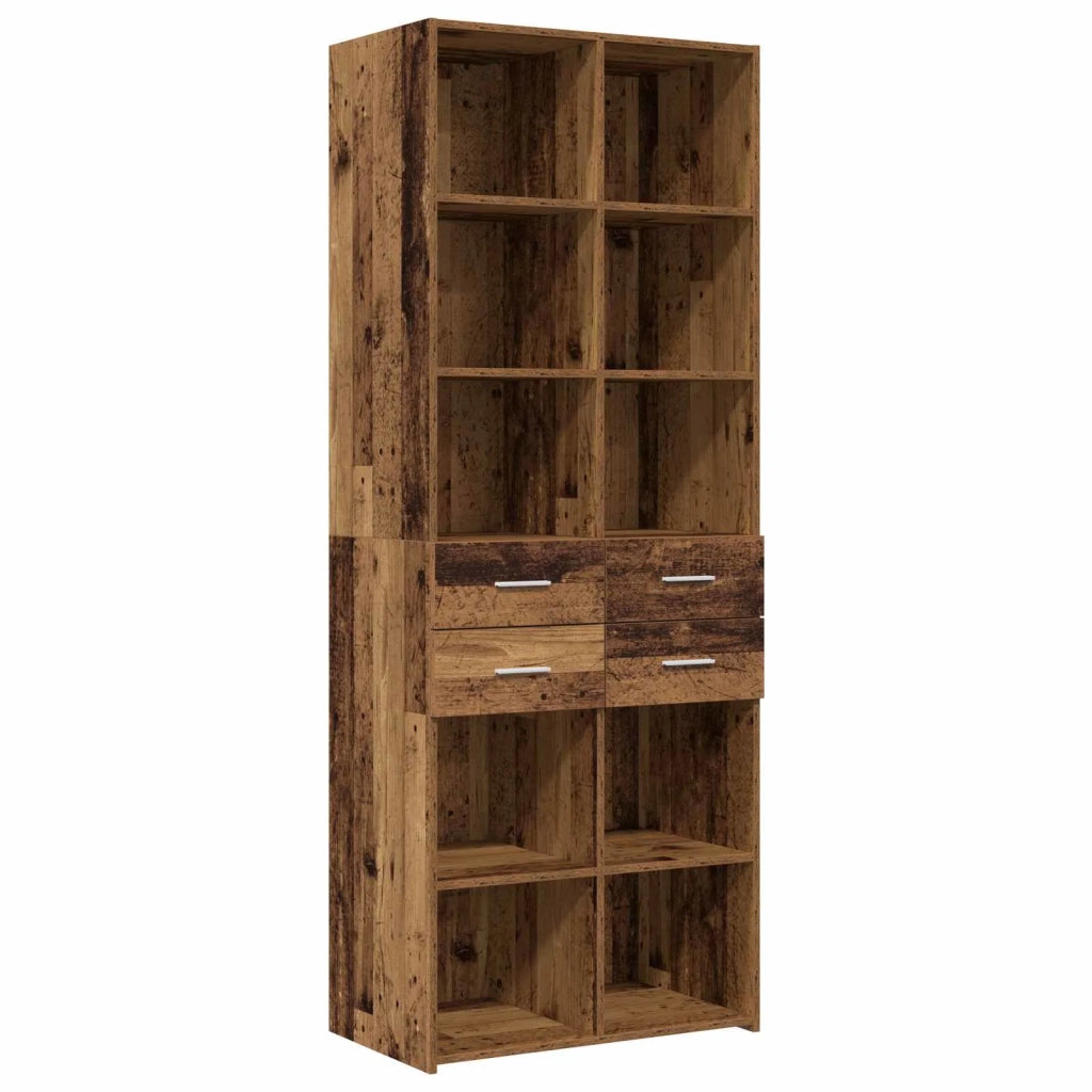 Armadio per la conservazione con ripiani Legno antico 3446670