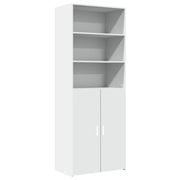Credenza cassettiera cassettiera mobile contenitore organizer cucina soggiorno soggiorno alto 70 x 42,5 x 185 cm derivati ​​del legno bianco 02_0032767