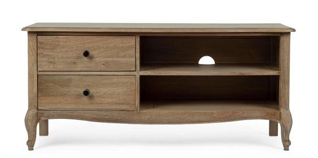 Mobile TV 2 Cassetti 115x40x52 cm in Legno