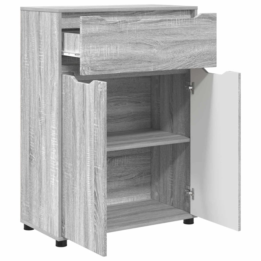 Mobile da Bagno con cassetto Grigio Sonoma 72,5 x 36,5 x 100 cm 888773