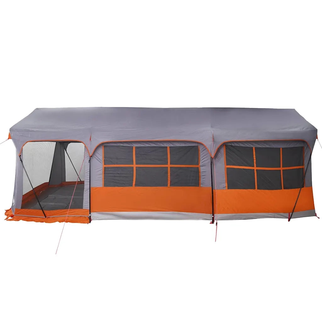 Tenda Familiare con tetto Grigio e arancione 620 x 322 x 240 cm 4100699