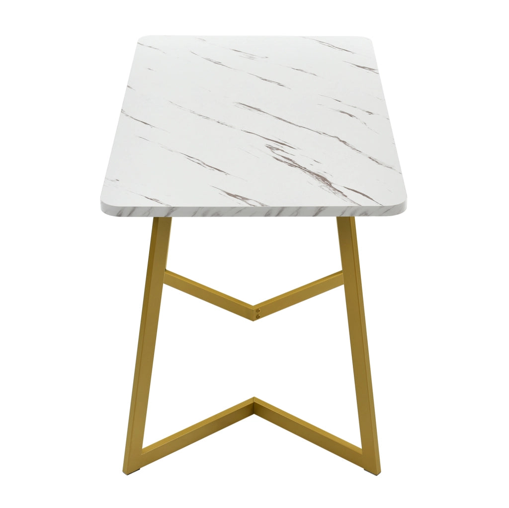 Set tavolo e 4 sedie 117x68 cm moderno MDF verde