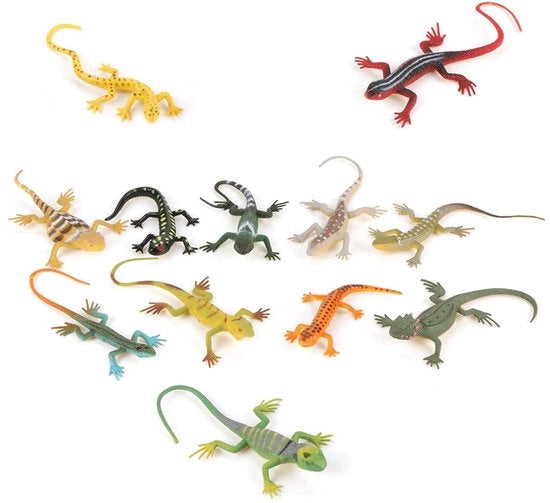 Giocattoli per bambini 12 pezzi - Figure di animali - Giocattoli per fattoria - Dierenspeelgoed per bambini - Accessori per educazione precoce - Plastica duratura