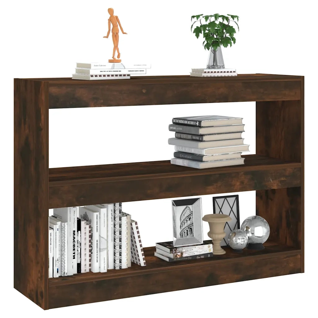 Libreria/Divisorio Rovere Fumo 100x30x72 cm 813629