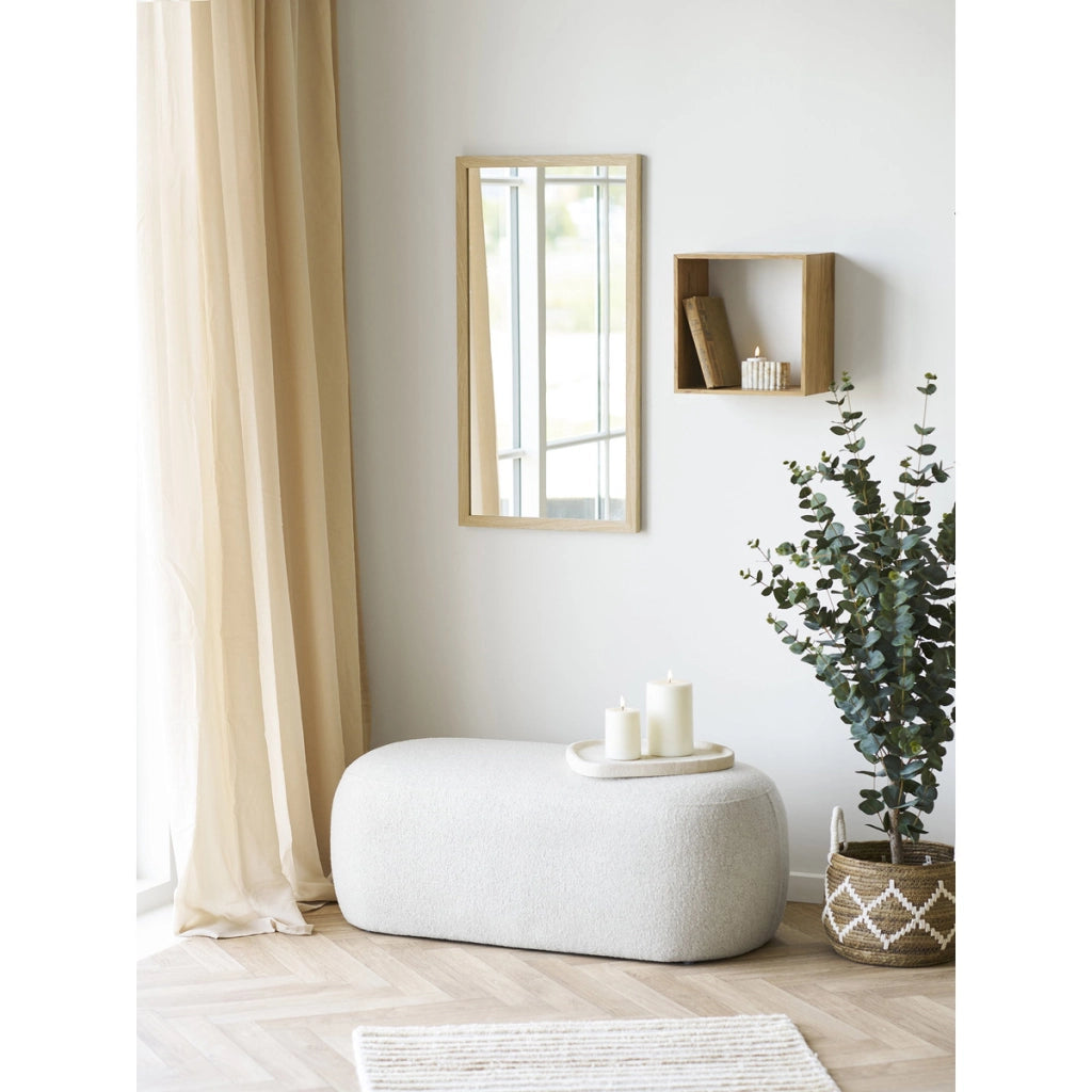 Specchio con Cornice Scottsdale, Marrone, Vetro, 2,5x45x75 cm
