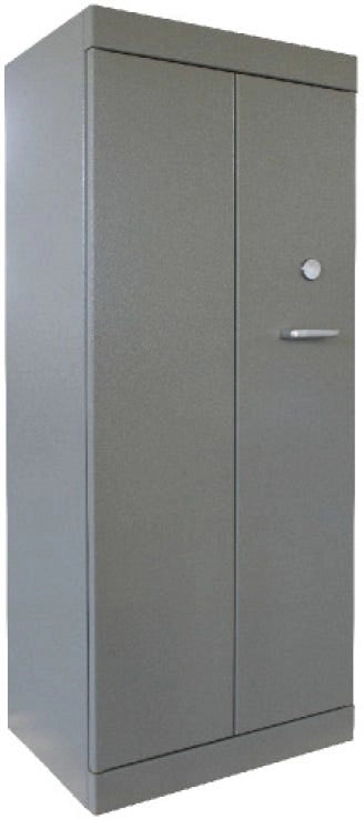 Armadio blindato in metallo certificato classe S1 spessore 30/10 cm. 70x50x170h