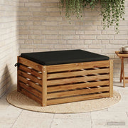 Cuscino per Sedia in Unico Pezzo SOEST 100% Poliestere Nero 944773