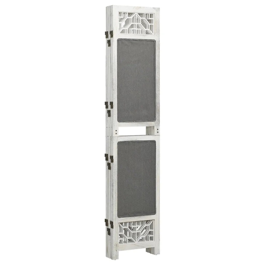 Divisorio Ambienti | Divider per stanze | Paravento a 6 Pannelli Grigio 210x165 cm in Tessuto