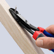 Asse da taglio nero a trama con manubri multi-componenti 200 mm 74 22 200 - attrezzo professionale