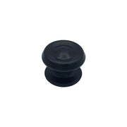 Pomolo fisso per porta SAGUATTI 176/80ZB in alluminio nero opaco