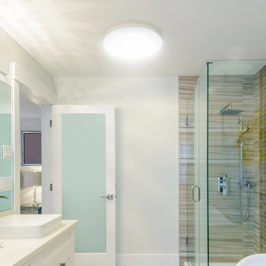 Plafoniera bagno LED Rabalux Lucas 38cm 24W bianca IP44