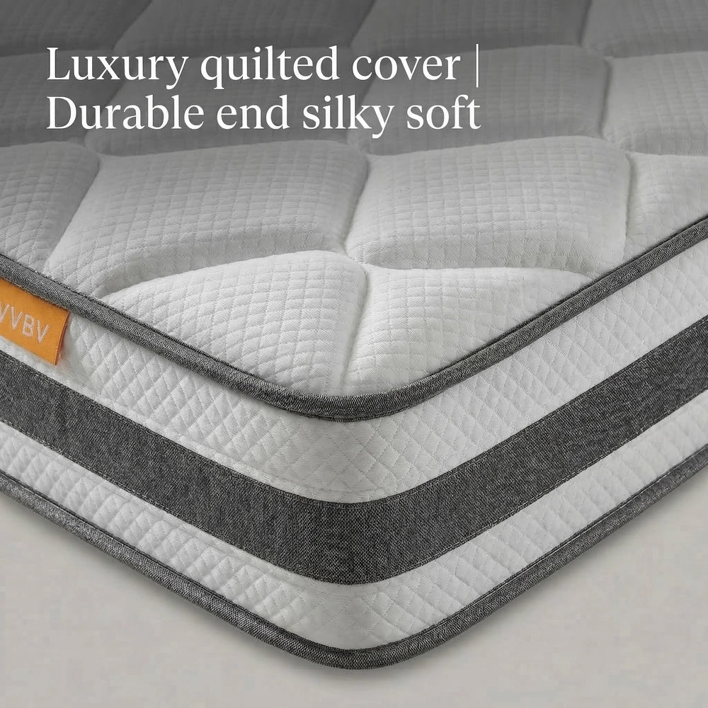 Materasso 140x190 ¨C Xylo ¨C Molle Insacchettate 7 Zone, Schiuma Comfort, H25cm, OEKO-TEX