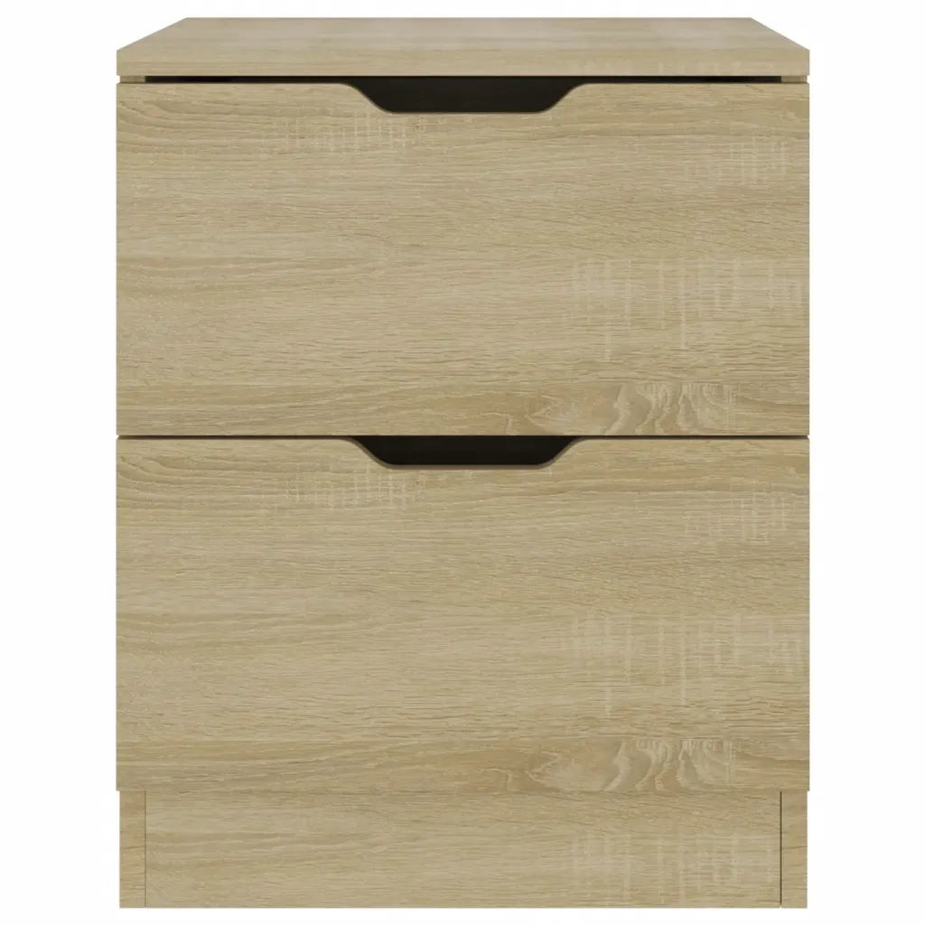 Comodini 2 pz Rovere Sonoma 40x40x50 cm in Truciolato cod mxl 30411