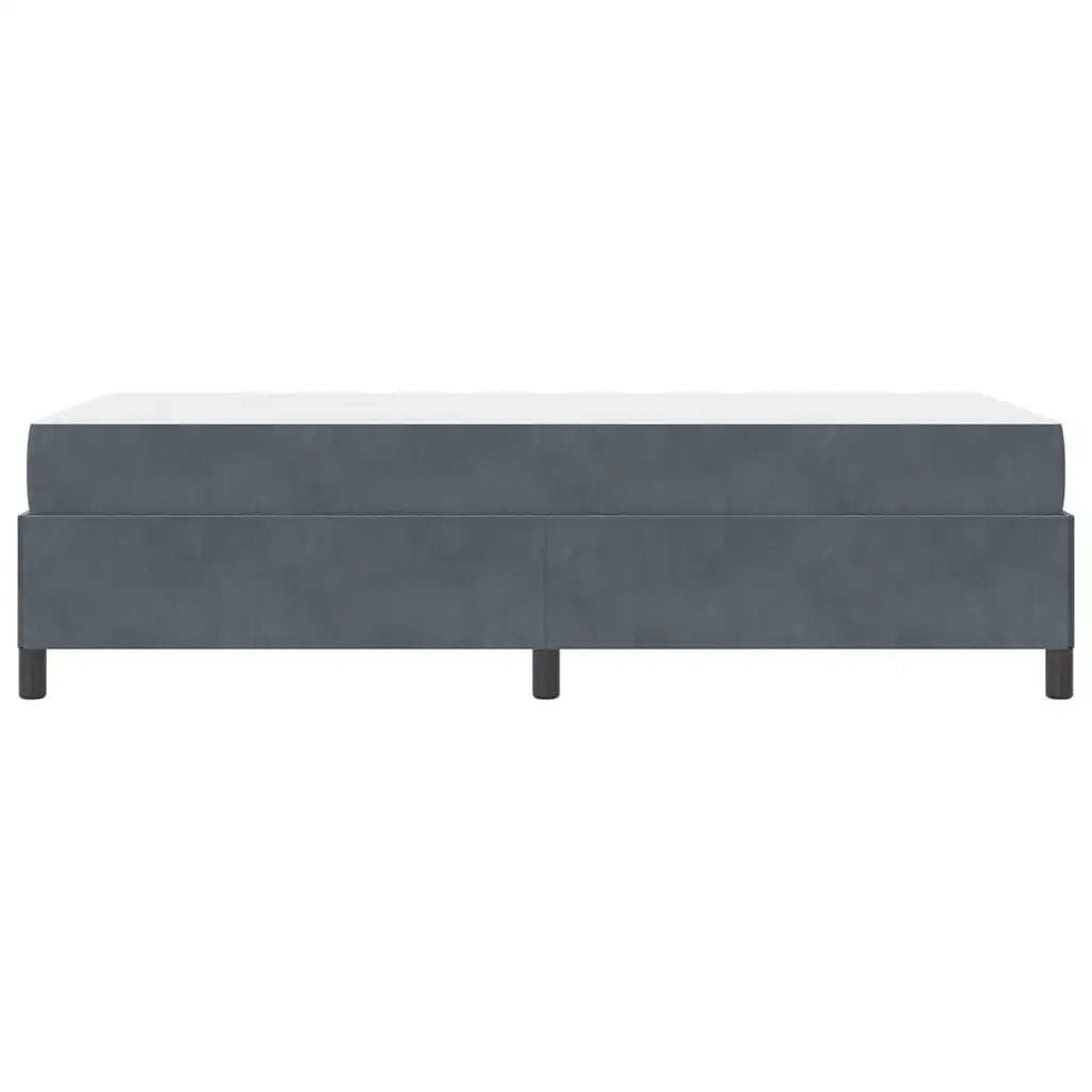 Struttura del letto Grigio scuro 90 x 200 cm Tessuto 3399037