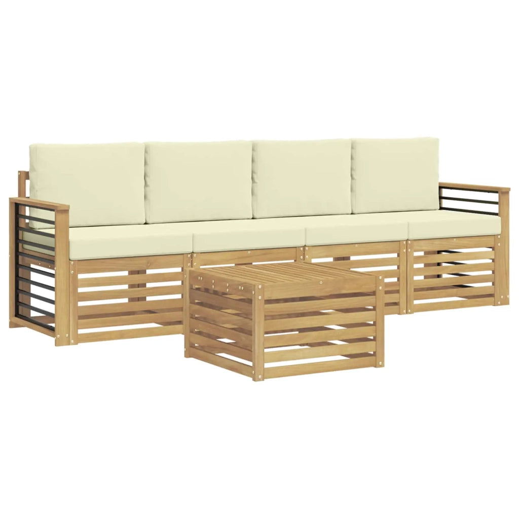 Set divani Legno di Acacia Massello 3391365
