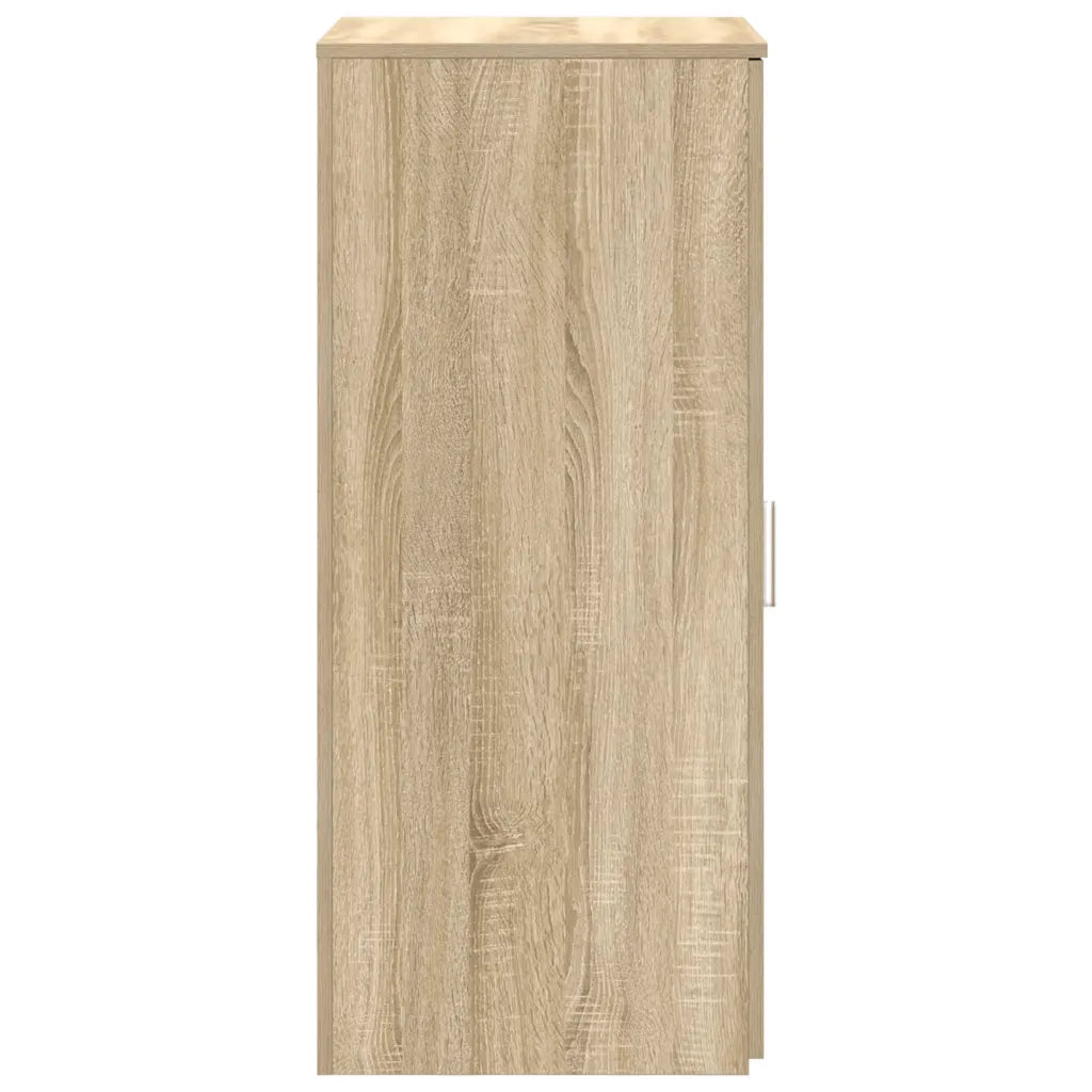 vidaXL Mobile Portaoggetti Rovere Sonoma 50x45x103,5 cm in Truciolato