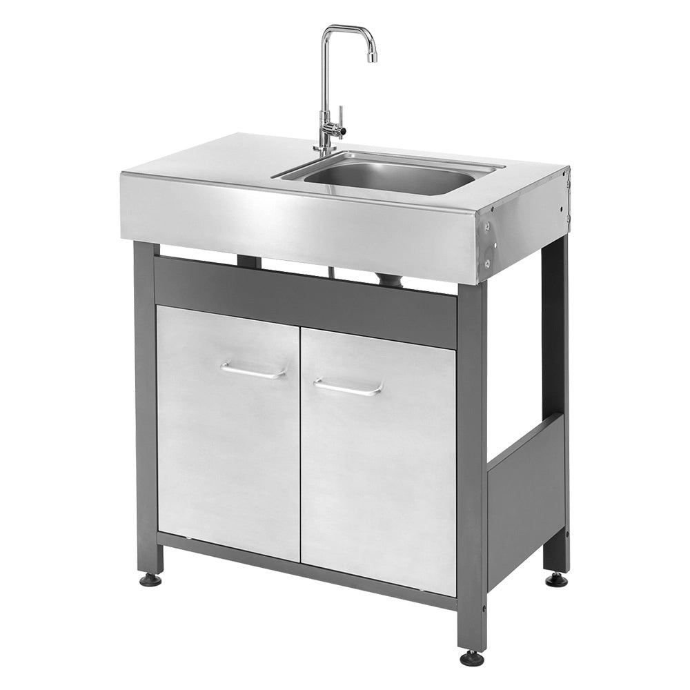 MODULO LAVELLO PER BARBECUE SERIE 'INDIANAPOLIS' cm. 78,2 x 45,5 x 113 (L x P x H)  - OMPAGRILL